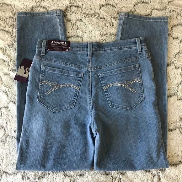 Gloria Vanderbilt Jean Blue 8P NWT M23 - Picture 3 of 6